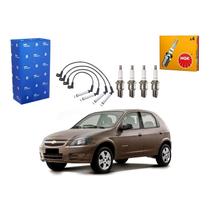 Kit Vela Cabo Ngk Celta 1.0 2013 A 2015