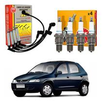Kit Vela Cabo Ngk Celta 1.0 Vhc Gasolina 2002 A 2006