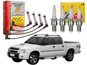 Kit vela cabo ngk chevrolet s10 2.4 8v 2007 a 2011