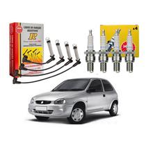 Kit Vela Cabo Ngk Corsa Alcool 1.0 1.4 1.6 1999 A 2000
