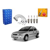 Kit Vela Cabo Ngk Corsa Classic 1.0 2005 A 2010