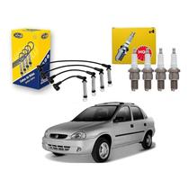 Kit Vela Cabo Ngk Corsa Classic 1.0 2005 A 2010