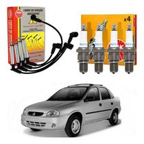 Kit Vela Cabo Ngk Corsa Classic 1.0 Gasolina 2002 A 2005