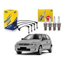 Kit Vela Cabo Ngk Corsa Novo 1.0 2005 A 2012