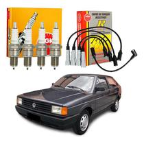 Kit Vela Cabo Ngk Gol G1 1.6 1.8 Ap Gasolina 1985 A 1990