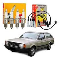 Kit Vela Cabo Ngk Parati G1 1.6 1.8 Ap Gasolina 1987 A 1990