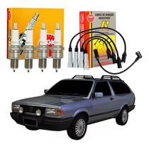 Kit Vela Cabo Ngk Parati G1 1.6 1.8 Ap Gasolina 1991 A 1995