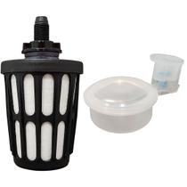 Kit Vela com Carvão + Boia Transparente P/ Filtro de Barro