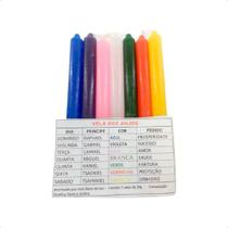 Kit Vela dos Anjos Votiva Palito 18cm Parafina Pura