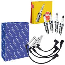 Kit Vela e Cabo Vela Ignição GM Onix 1.4 8V 2013 a 2019 NGK