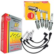 Kit Vela e Cabo Vela Ignição Gol G2 G3 1.0 97 a 2005 Ngk
