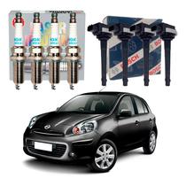 Kit Vela Ngk Bobina March 1.6 16v 2011 A 2014 Kit Vela Ngk Bobina March 1.6 16v 2011 A 2014