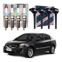Kit Vela Ngk Bobina Sentra 2.0 16v 2009 A 2013