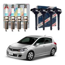 Kit Vela Ngk Bobina Tiida 1.8 16v 2009 A 2013 Kit Vela Ngk Bobina Tiida 1.8 16v 2009 A 2013