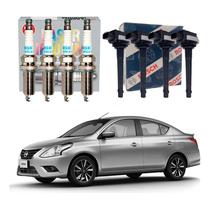 Kit Vela Ngk Bobina Versa 1.6 16v 2015 A 2020