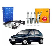 Kit Vela Ngk Cabo Celta 1.4 Mpfi 2003 A 2007