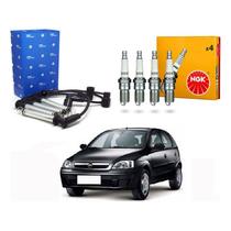 Kit Vela Ngk Cabo Corsa 1.8 8v 2002 A 2010