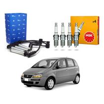 Kit Vela Ngk Cabo Idea 1.8 8v 2005 A 2010
