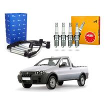 Kit Vela Ngk Cabo Strada 1.8 8v 2003 A 2010