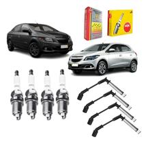 Kit Velas E Cabos Ngk Br8esd Scg101 Onix Prisma Corsa Preto Kit Velas E Cabos Ngk Br8esd Scg101 Onix Prisma Corsa Preto