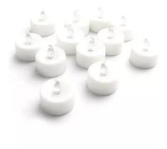 Kit Velas Eletrônica Led Amarelas Lindas Decorativas Festa Casamento Decoração Eventos Namorados