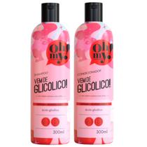 Kit Vem de Glicólico! 1 Shampoo 1 Condicionador 300ml Oh My!
