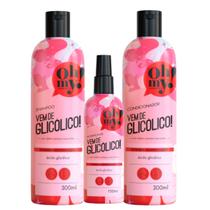 Kit Vem de Glicólico! Oh My Shampoo Cond+ Spray Acidificante Kit Vem de Glicólico! Oh My Shampoo Cond+ Spray Acidificante