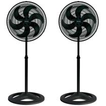 Kit Ventilador De Coluna Ventisol 6 Pás 50cm 3 Velocidades Oscilante Turbo 2 unidades