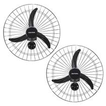 Kit Ventilador de Parede Ventisol Oscilante 3 Velocidades 60cm Premium Bivolt 2 unidades