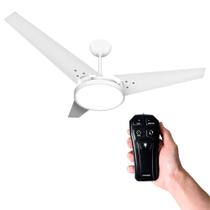 KIT Ventilador de Teto Potente com LED 24W 6500K Pás Grandes Maior Ventilação Silencioso Econômico Com Controle Remoto Maya Beltempo KIT Ventilador de Teto Potente com LED 24W 6500K Pás Grandes Maior Ventilação Silencioso Econômico Com Controle Remoto Maya Beltempo