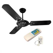 Kit ventilador teto comercial ventex c/ controle