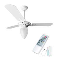 Kit ventilador teto rico motor potente ventex c/ controle remoto