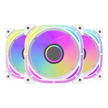 Kit Ventoinhas Aigo DarkFlash Infinity 24se, A-RGB, 3x120mm, Branco, INF24se3in1-WH