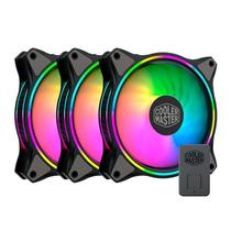 Kit Ventoinhas Cooler Master Masterfan MF120 Halo RGB 3x120mm + Controladora, MFL-B2DN-183PA-R1