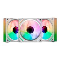 Kit Ventoinhas Mancer Ventus ZX, RGB, 3x120mm, Branca, MCR-VTZX-WH01