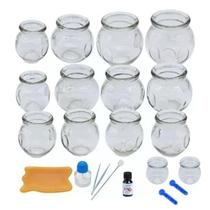 Kit Ventosa De Vidro Com 14 Peças Completo