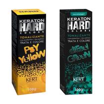 Kit Verde Amarelo Keraton Diesel Green + Psy Yellow - Kert Kit Verde Amarelo Keraton Diesel Green + Psy Yellow - Kert