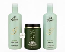 Kit Verde Glynett P1 e P6 (2x12000)+1 Máscara Nutrie 1kg