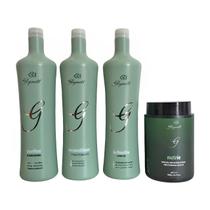 Kit Verde Glynett Passos1,4,E6(3x12000)+1 Máscara Nutrie 1kg Kit Verde Glynett Passos1,4,E6(3x12000)+1 Máscara Nutrie 1kg