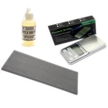 Kit Verifica se é Ouro - Pedra Grande + Ácido 18k + Balança 500g