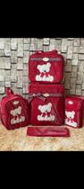Kit vermelho 5 peças
