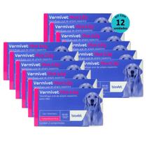 Kit Vermivet Plus Biovet 2g com 2 Comprimidos 12 unidades
