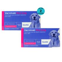 Kit Vermivet Plus Biovet 2g com 2 Comprimidos Com 2 unidades
