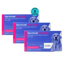 Kit Vermivet Plus Biovet 2g com 2 Comprimidos Com 3 unidades