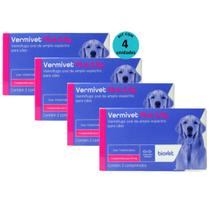 Kit Vermivet Plus Biovet 2g com 2 Comprimidos Com 4 unidades