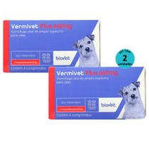 Kit Vermivet Plus Biovet 660mg com 4 Comprimidos Com 2 unidades