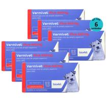 Kit Vermivet Plus Biovet 660mg com 4 Comprimidos com 6 unidades