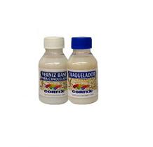 Kit Verniz Base Para Craquelado + Craquelador Corfix 100ml Kit Verniz Base Para Craquelado + Craquelador Corfix 100ml