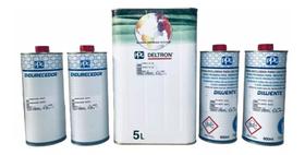 Kit verniz d800 galão 5litros + catalizador + diluente Kit verniz d800 galão 5litros + catalizador + diluente