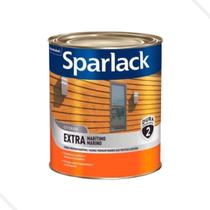 Kit Verniz Marítimo Madeira Brilhante Sparlack 900ml + Rolinho Espuma Tigre 5cm